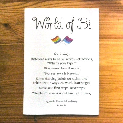 Photo of zine cover.