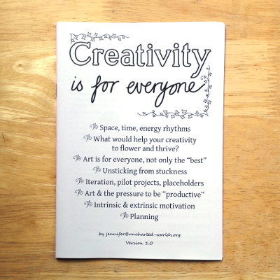 Photo of zine cover.